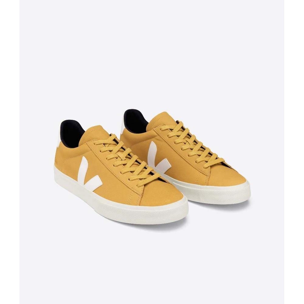 Low Tops Sneakers Dama Veja CAMPO NUBUCK Portocalii | RO 598DFM